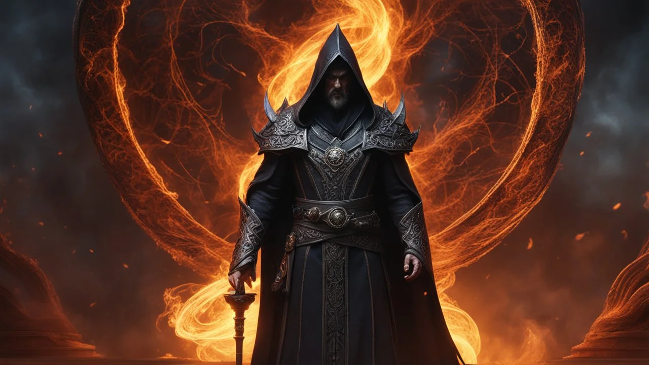 an evil sorcerer full of black smoke. exquisite realism, a masterpiece, fantasy concept art, dynamic lighting, hyperdetailed, intricately detailed, deep color, Unreal Engine, volumetric lighting , Epic cinematic brilliant stunning intricate meticulously detailed dramatic atmospheric maximal,