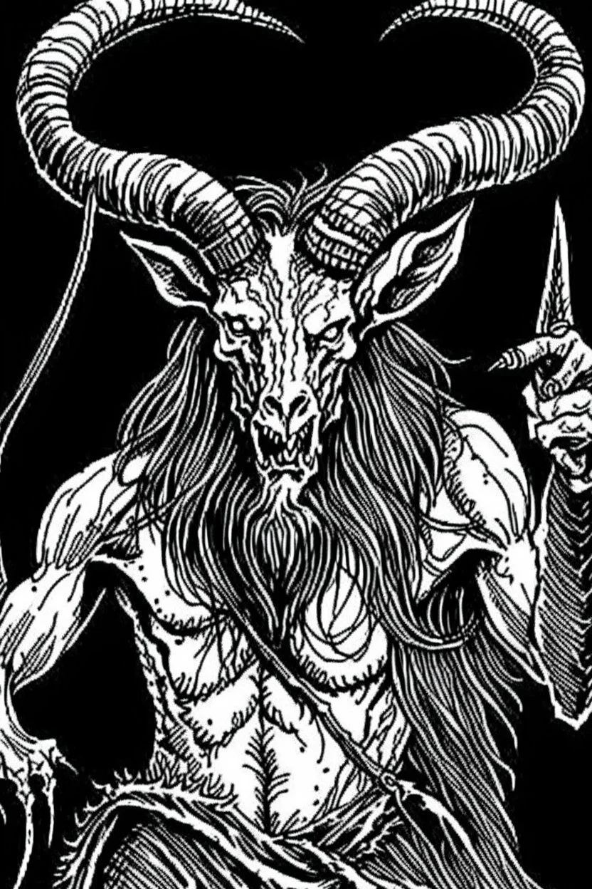 A goat black metal 2d