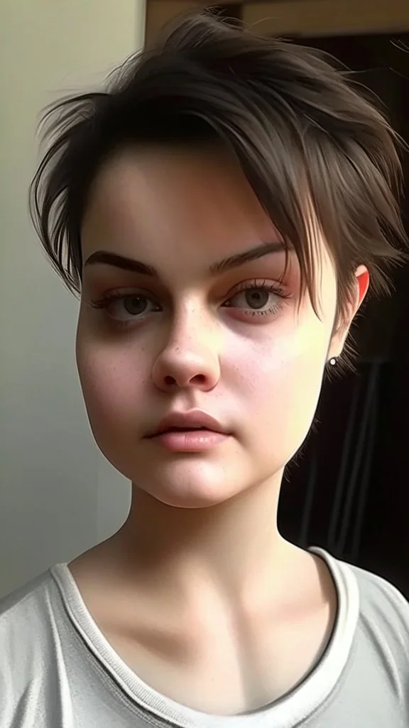 teen very short hair pretty realistic