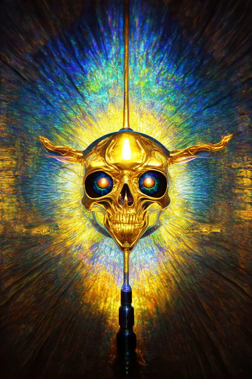 supernatural bullshit detector; Neo-surrealism; Optical Art; golden hour; iridescent; controversial; supremely detailed; stupendous