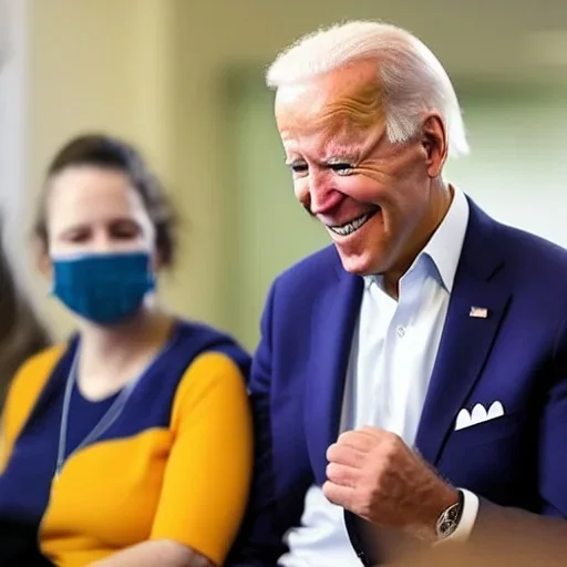 joe Biden laughs at cancer patients crying in hospital