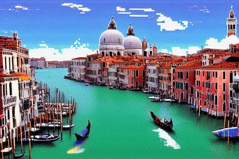 pixel art venice