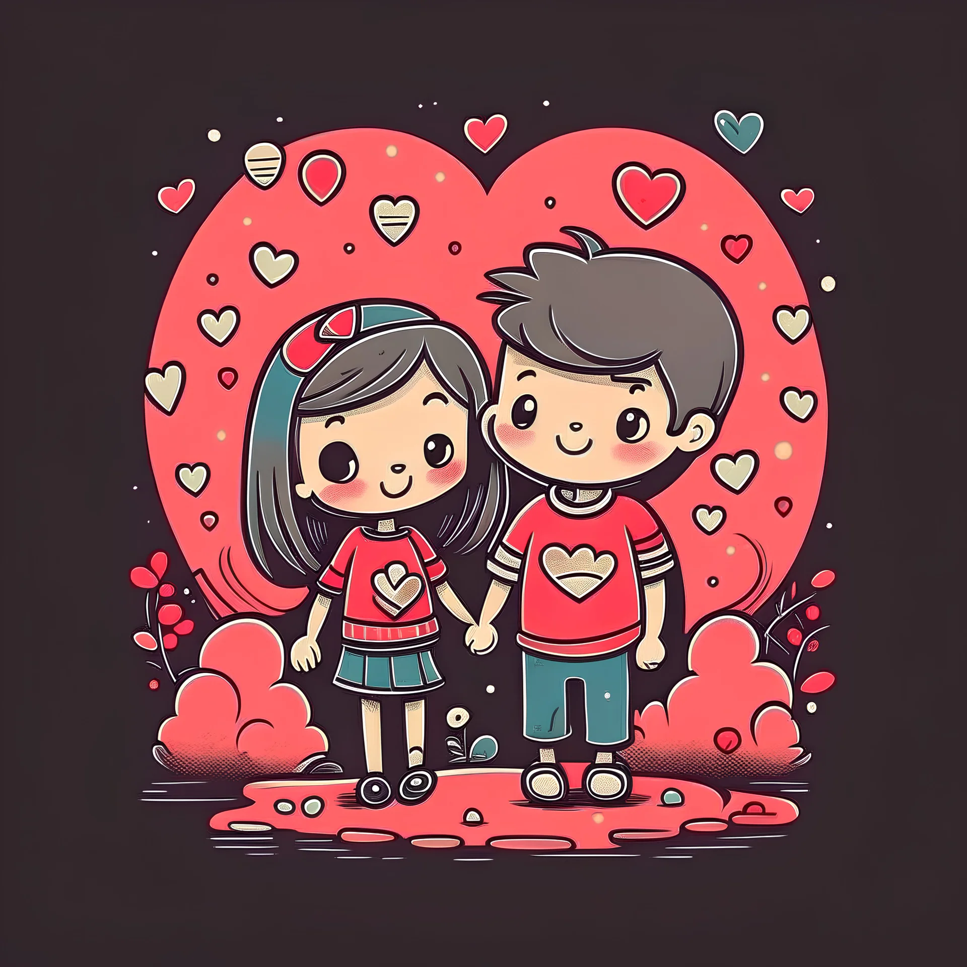 cute valentines images for t-shirt