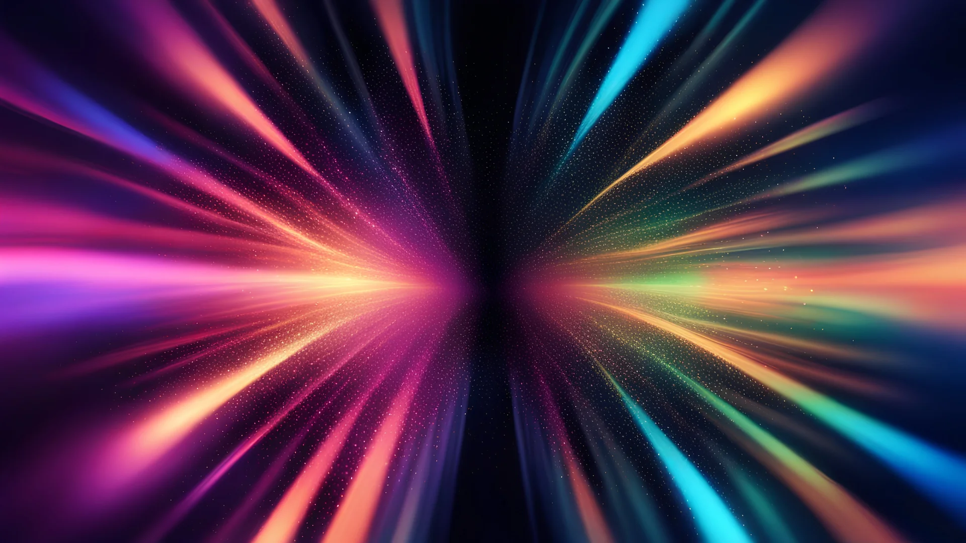 vertical beams, With intricate crystal streaks and floating sparkles, Vivid Abstract digital illustration in motion, where particles collide into colorful iridescent colorful streams of light representing holographic magic, 8k, uhd, dslr, soft vibrant lighting, blurry camera focus, (high quality 10.5), Fujifilm XT3