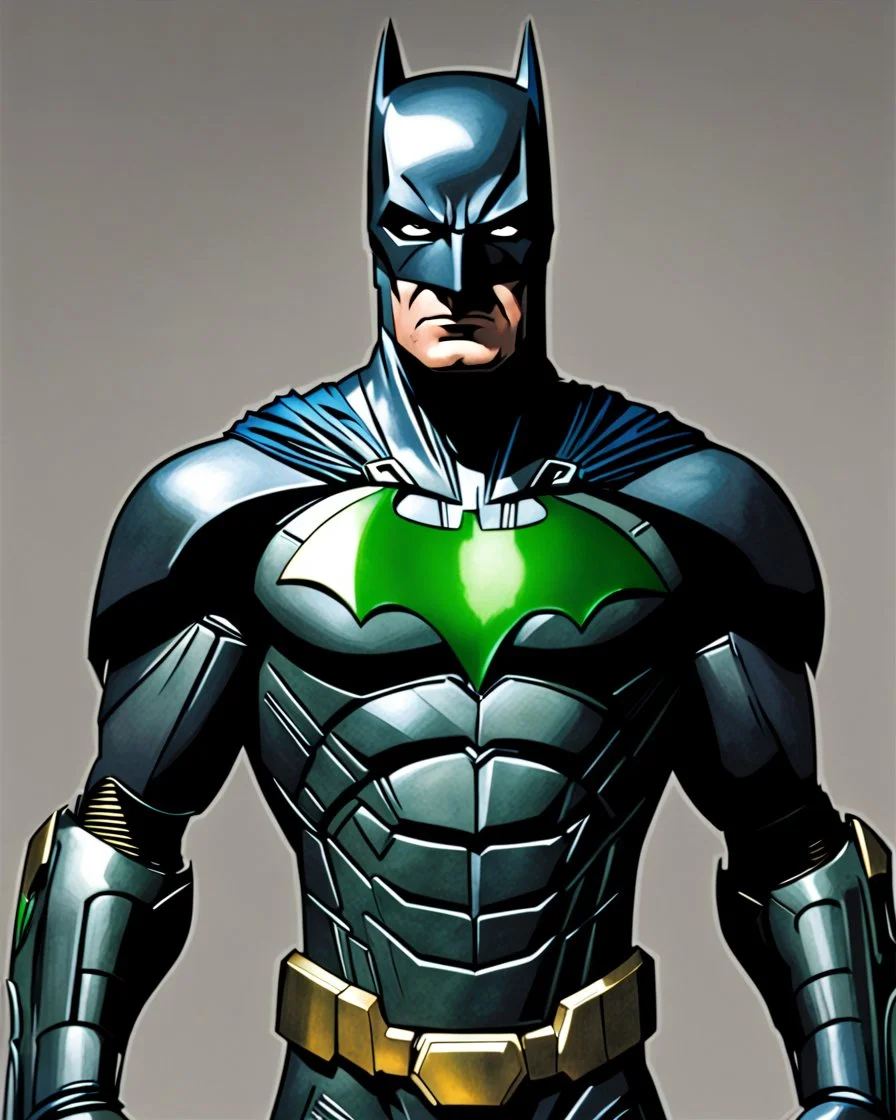 Batman's Super IRONMAN armor, kryptonite powered, built by wayne enterprises, batman,