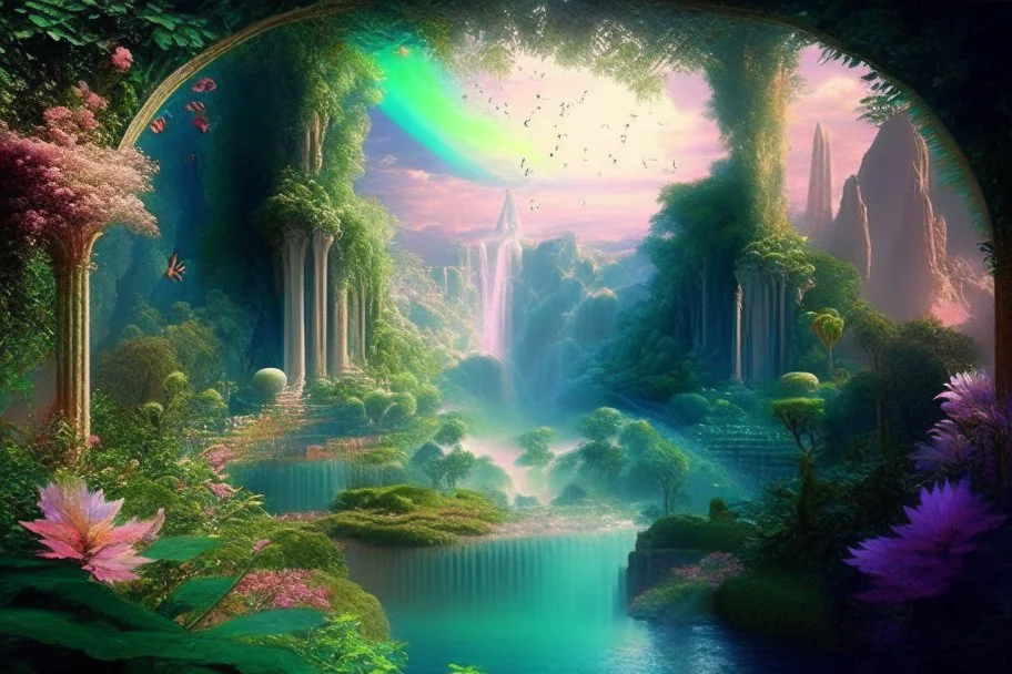 paradise, eden, dreamlike realm, afterlife, diversity