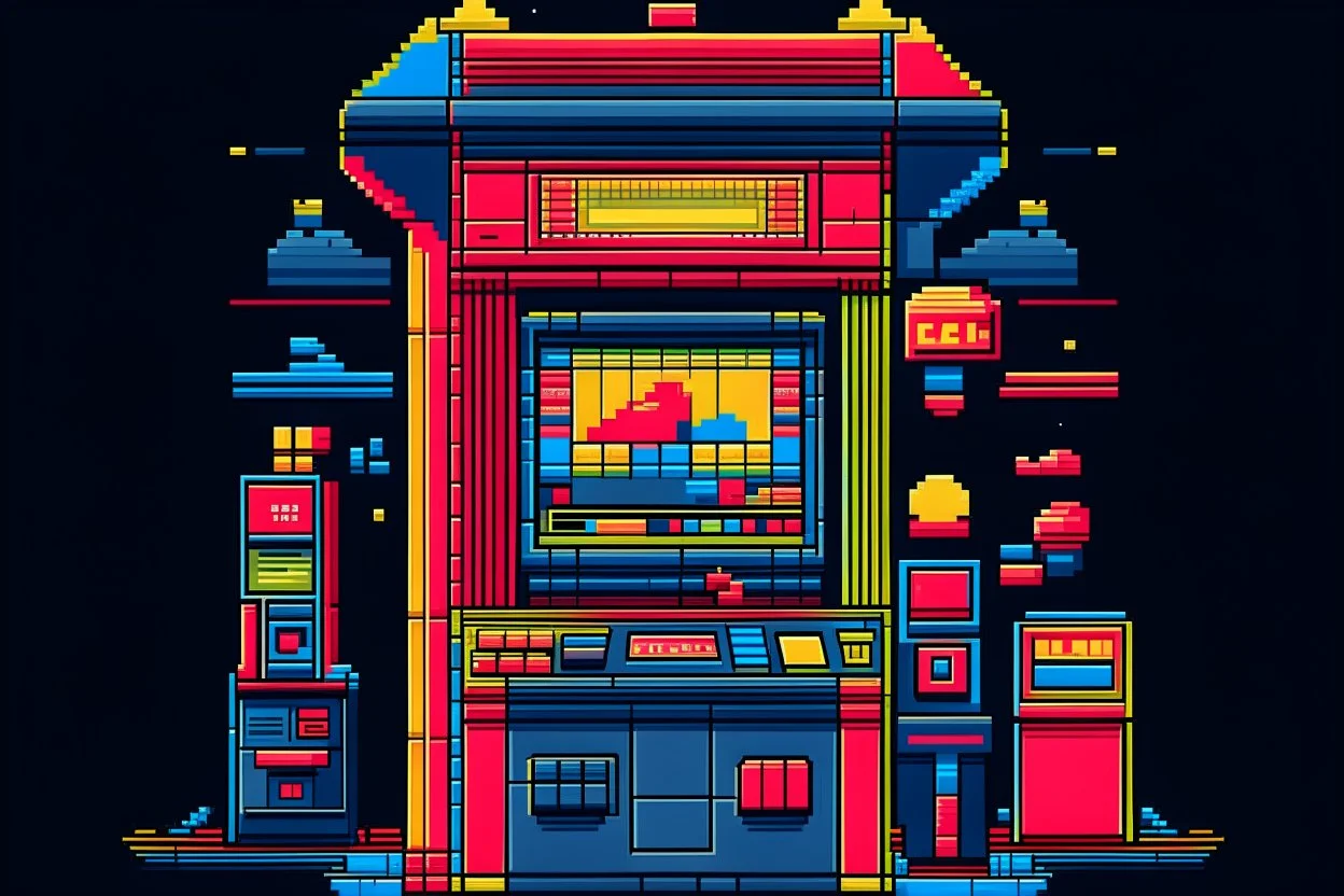 8bit arcade design