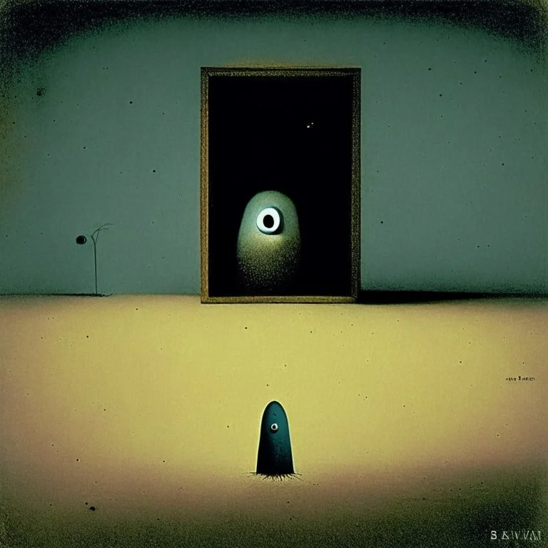 Surreal horror style by Pawel Kuczynski and Wotto and Victor Pasmore, sinister weird, paranoid deep-seated fear of being alone, sinister midnight eulogies of anthropomorphic weirds peeking in the background, weirdcore, unsettling, asymmetric diagonal abstractions, oddball masterpiece, creepy, never before seen art of beyond, vintage photography