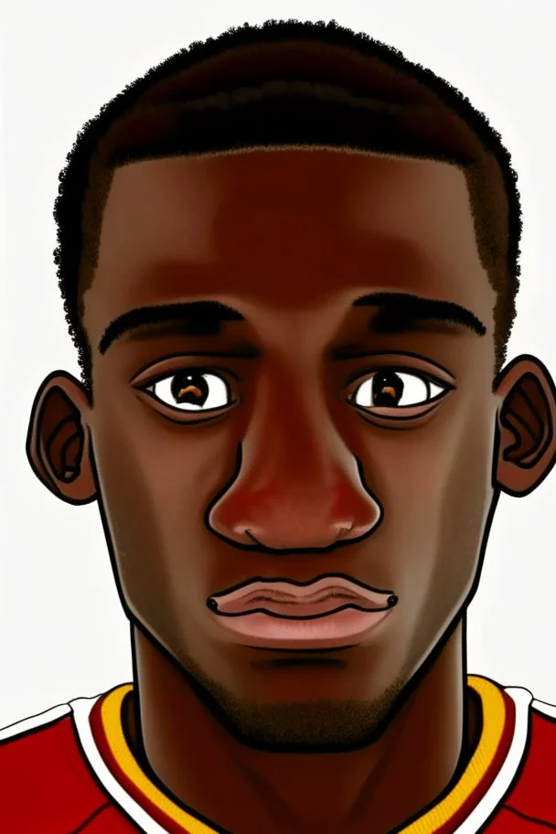 Charles Sago Jr Footballer .cartoon 2d