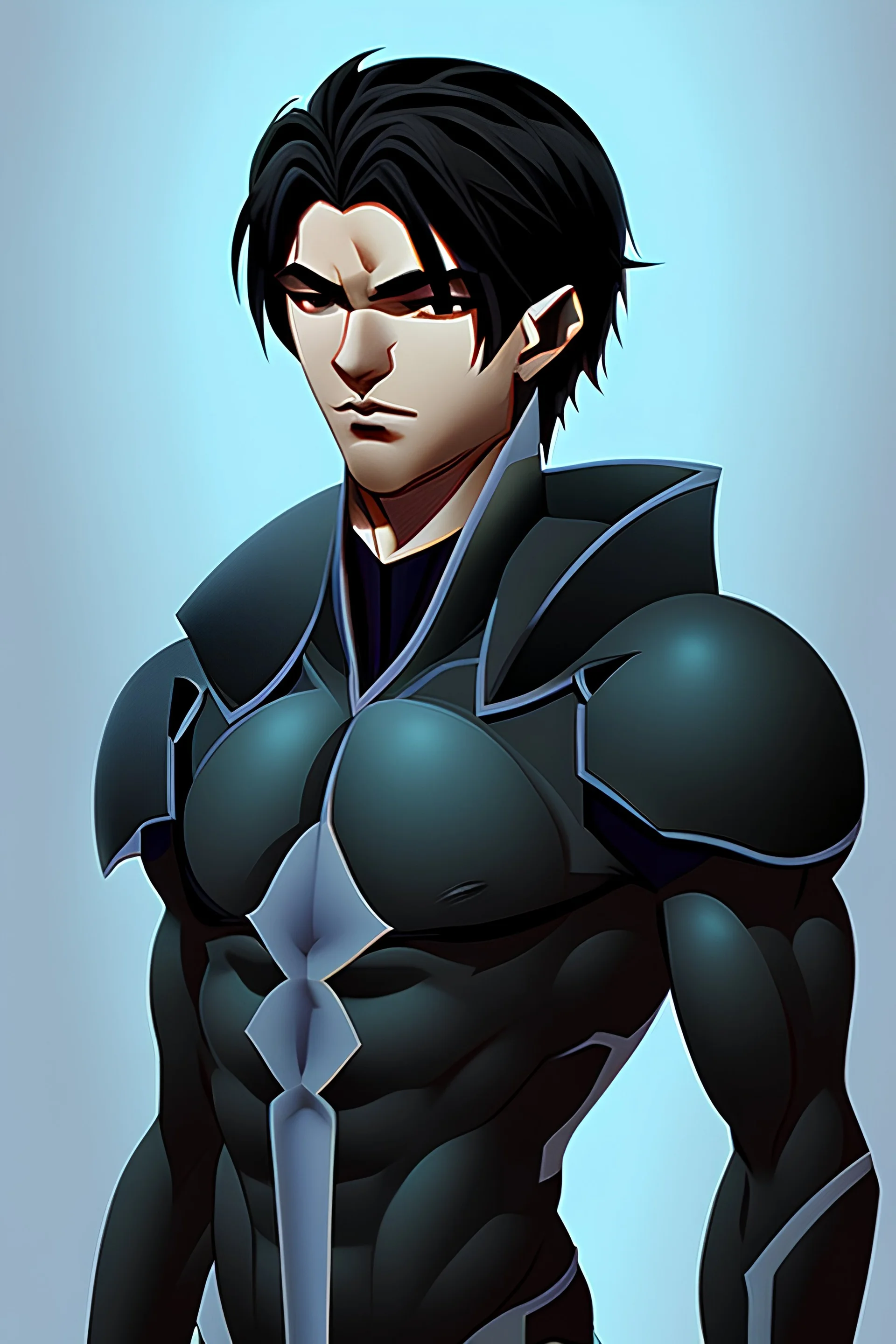 Dante is a young man in his early twenties. He has a lean, muscular build from his years of training with the fantasy faction. He has short, messy black hair, piercing blue eyes, and a sharp jawline. He often wears practical clothing that allows him to move freely.