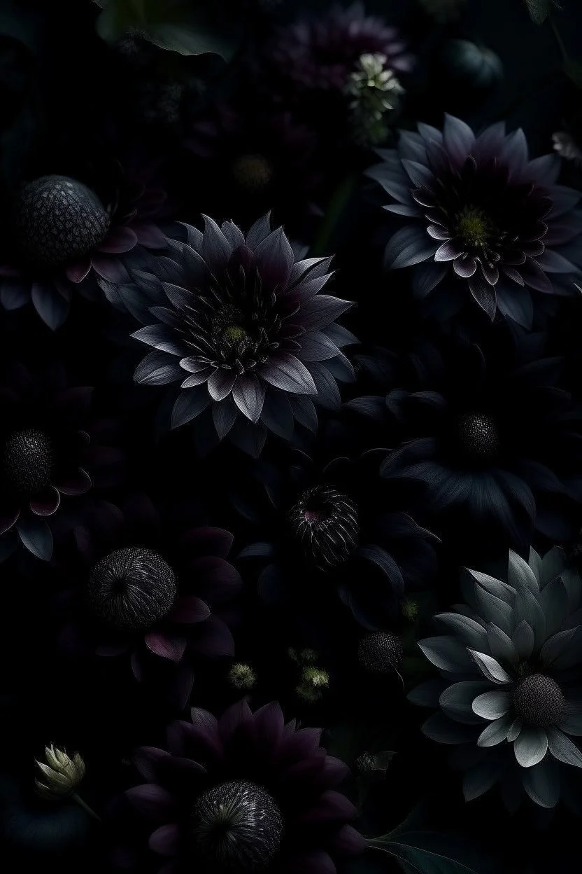 pretty dark flowers