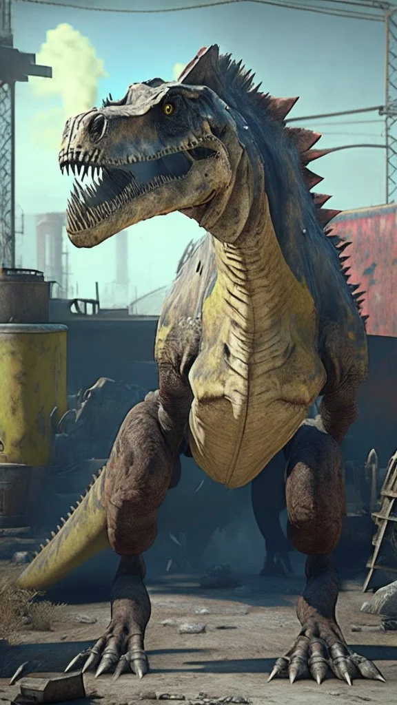 dinosaur in fallout 4 setting