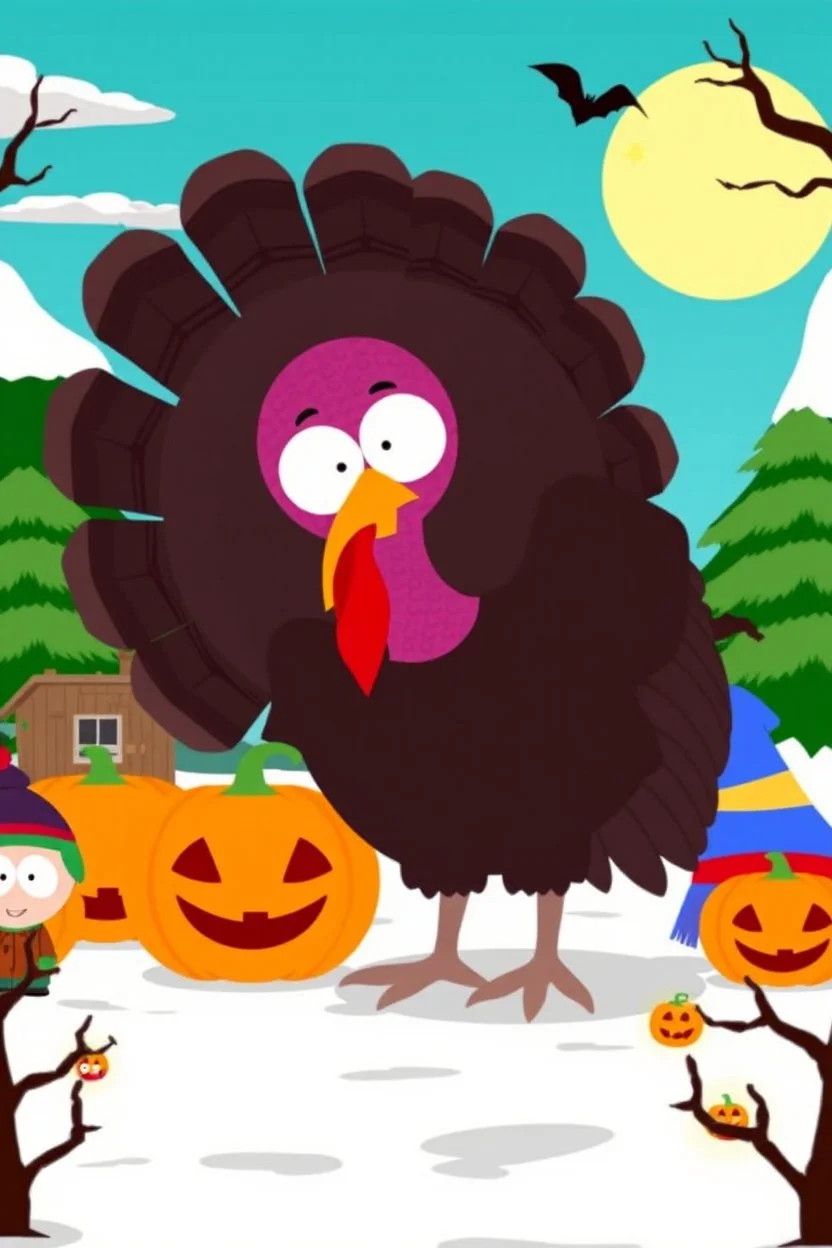 South Park Halloween episode about the giant horror turkey goblin