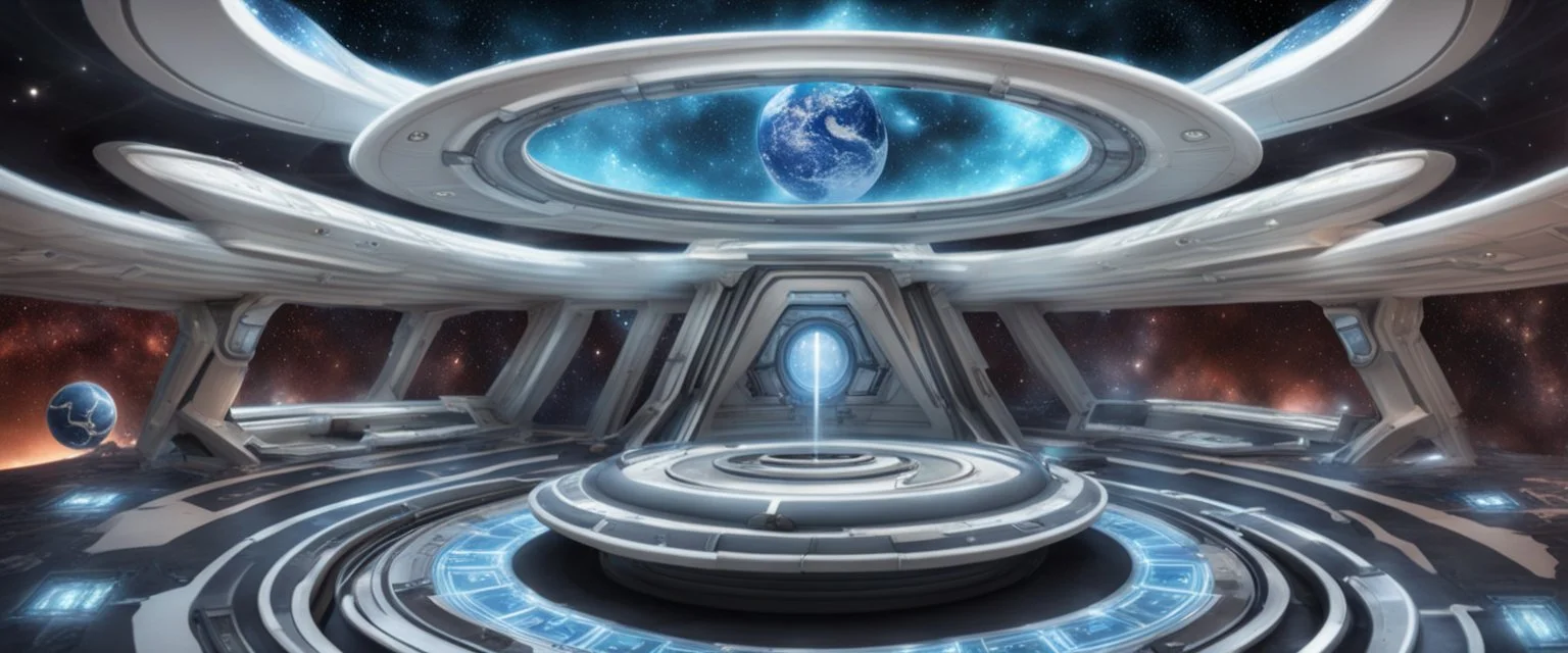 the galactic federation of world in a spaceship called solaris