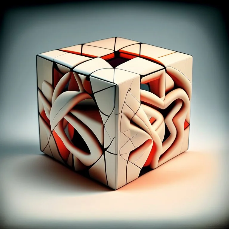 elastic heart cube