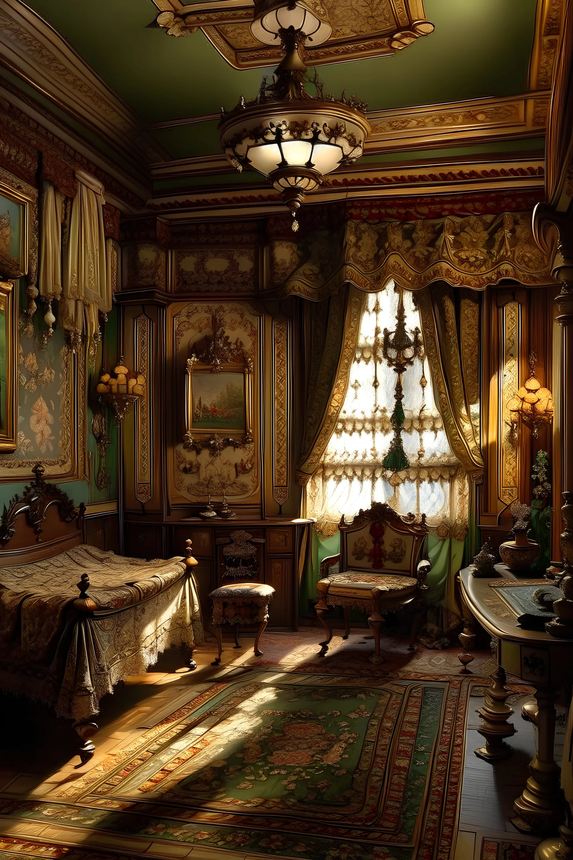 a victorian room