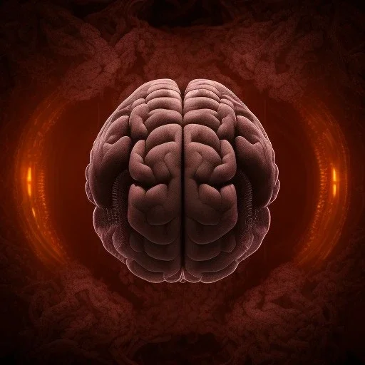 a human brain in liquid blood, steam punk, scary, horror, realistic, made in octane, cinematic, ultra-realistic, extremely detailed octane rendering, 8K, VRAY Super Real ar 2:3, dof photorealistic futuristic 50mm lens hard lighting dark gray tintype photograph, realistic lighting