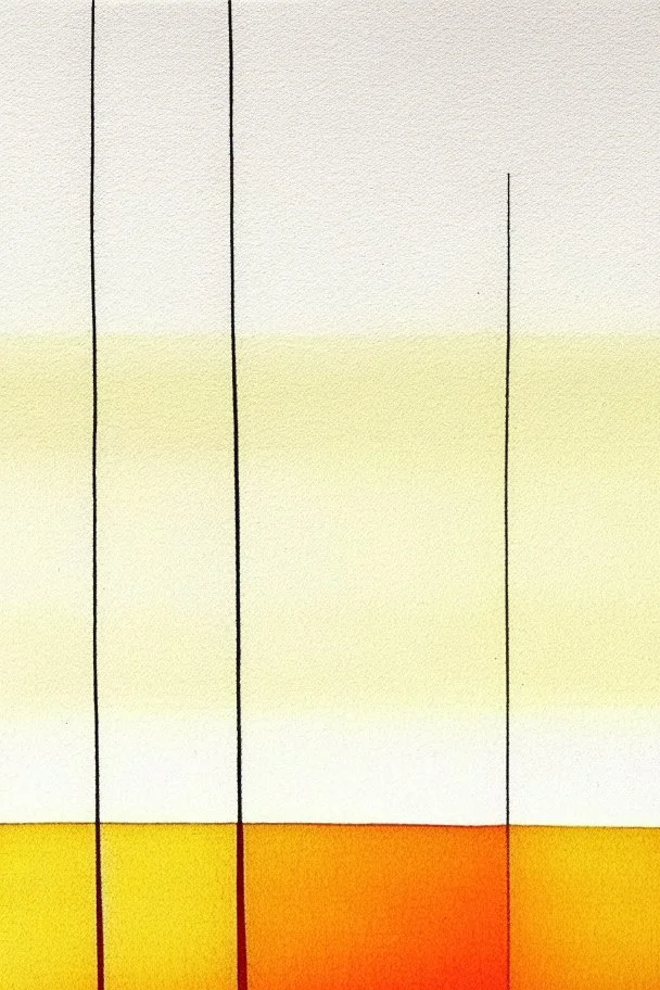 Abstract watercolour painting in the style of Agnes Martin. Pastel colours