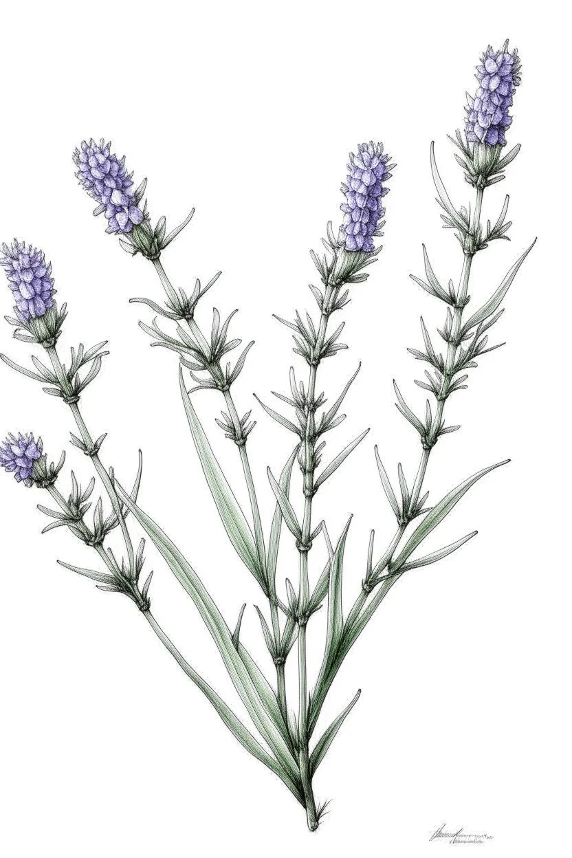 Lavender flowers, drawing by colored pencils Stock Photo by ©cat_arch_angel  377374004