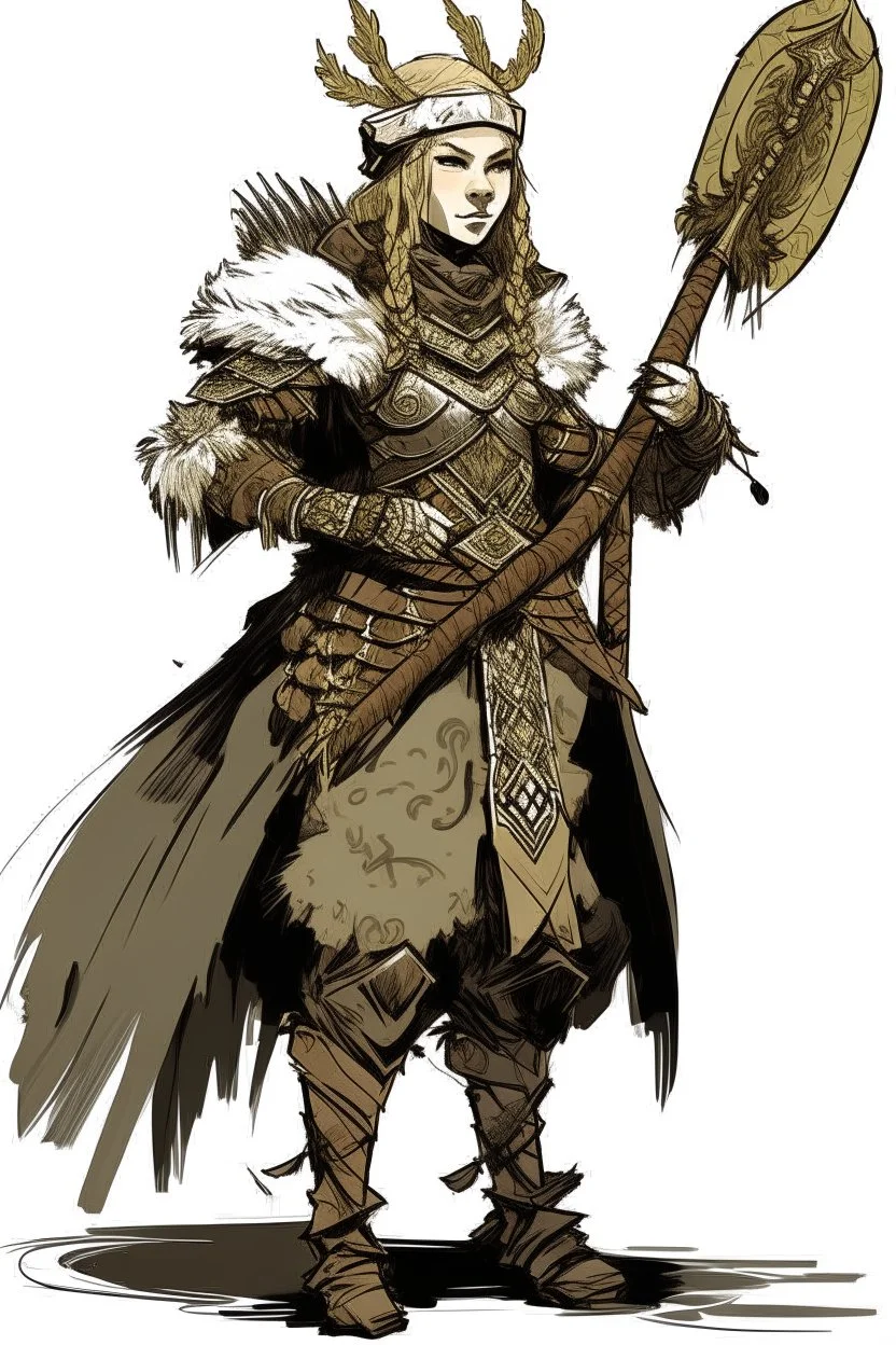 Girl Archer concept art