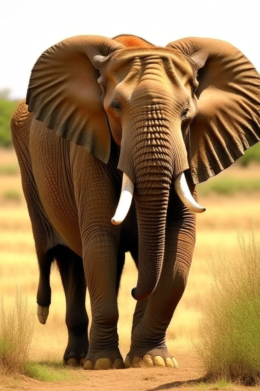 Elephant led everyone to higher ground, using her large body as a shield. Her bravery and teamwork saved the day.