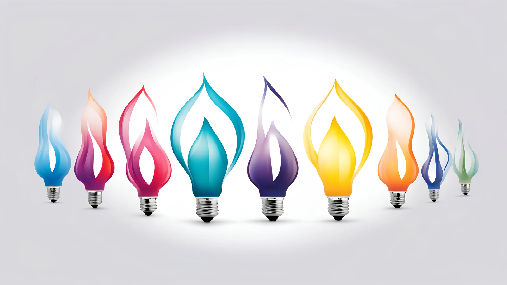 Colored logo bulb