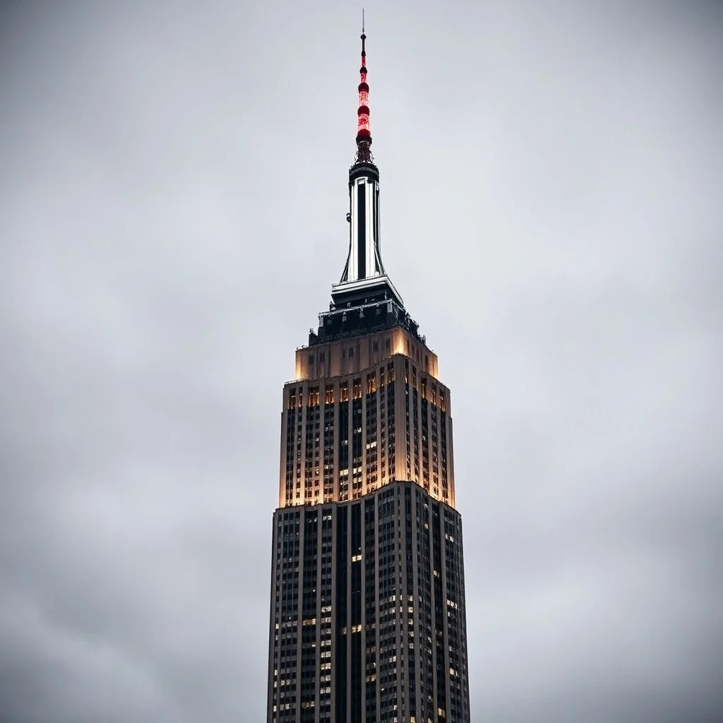 The Empire State Building is a lighthouse