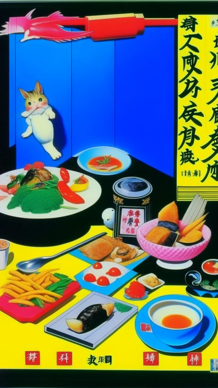 Japanese Food Ad 80s