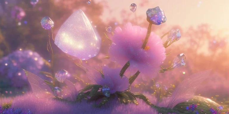 crystal subtle flower in a galactic ambiance beautiful fairy, transparent, delicate colors, in the foreground, full of details, smooth，soft light atmosphere, light effect，vaporwave colorful, concept art, smooth, extremely sharp detail, finely tuned detail, ultra high definition, 8 k, unreal engine 5, ultra sharp focus