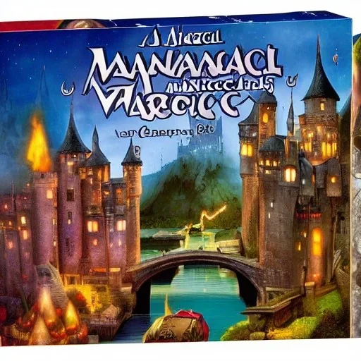 A magical canal city of wizards, witches and warlocks with a castle Mai Kemble style