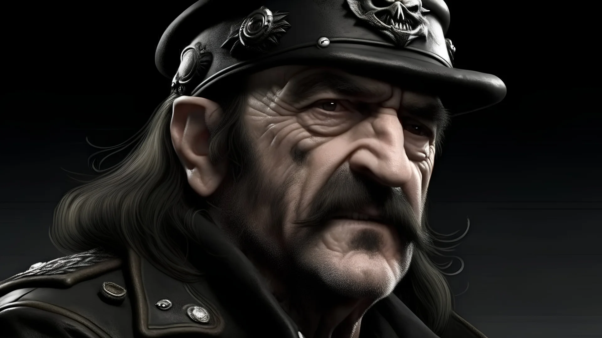 4k full realism. Details maximum. Lemy Motorhead hommage