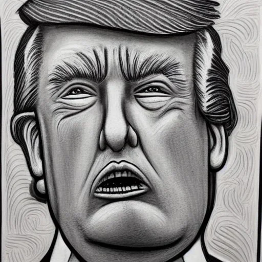 trump by outsider artist