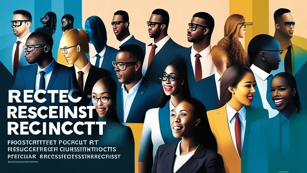 An impactful image reflecting the importance of successful recruitment strategies in the business world and how these strategies can make employee teams more diverse and productive, contributing to success in today's competitive job market.