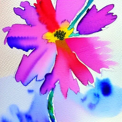 water color flower painting