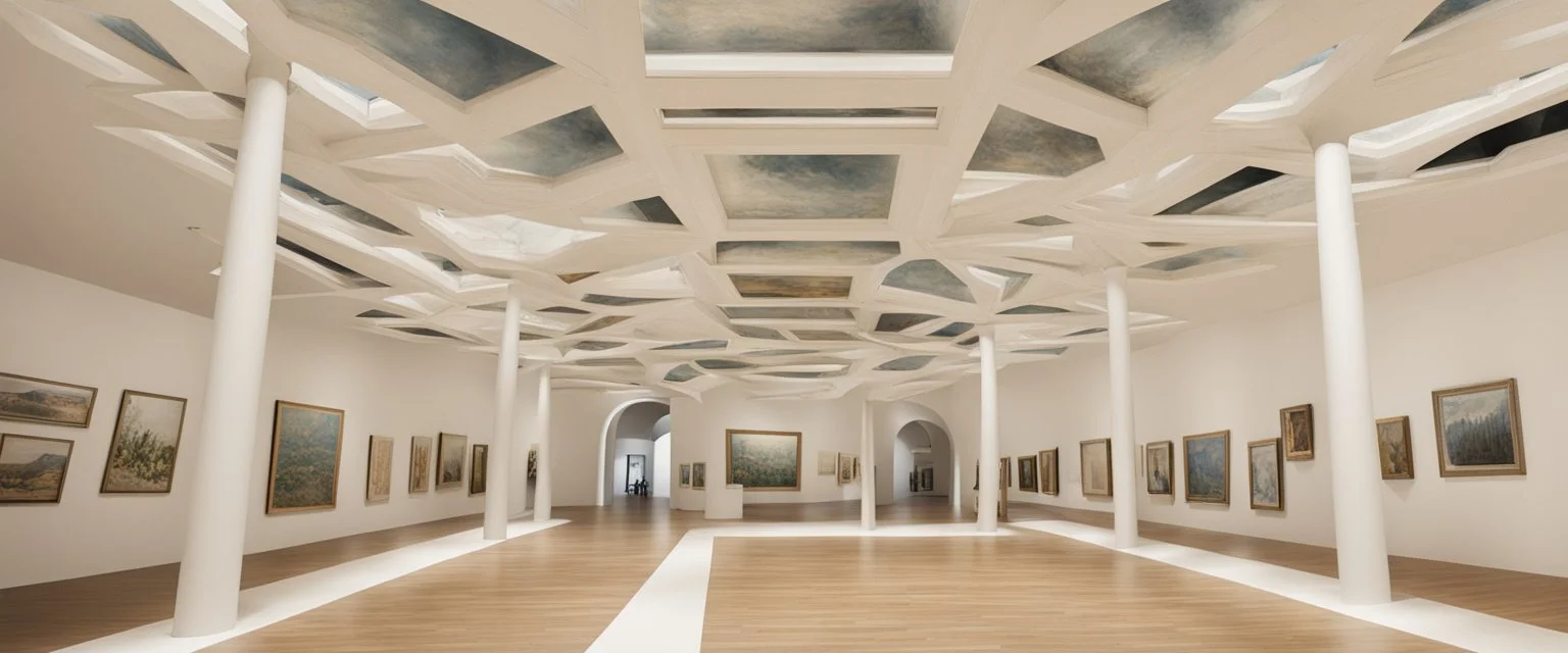 The ceiling Museum moderm