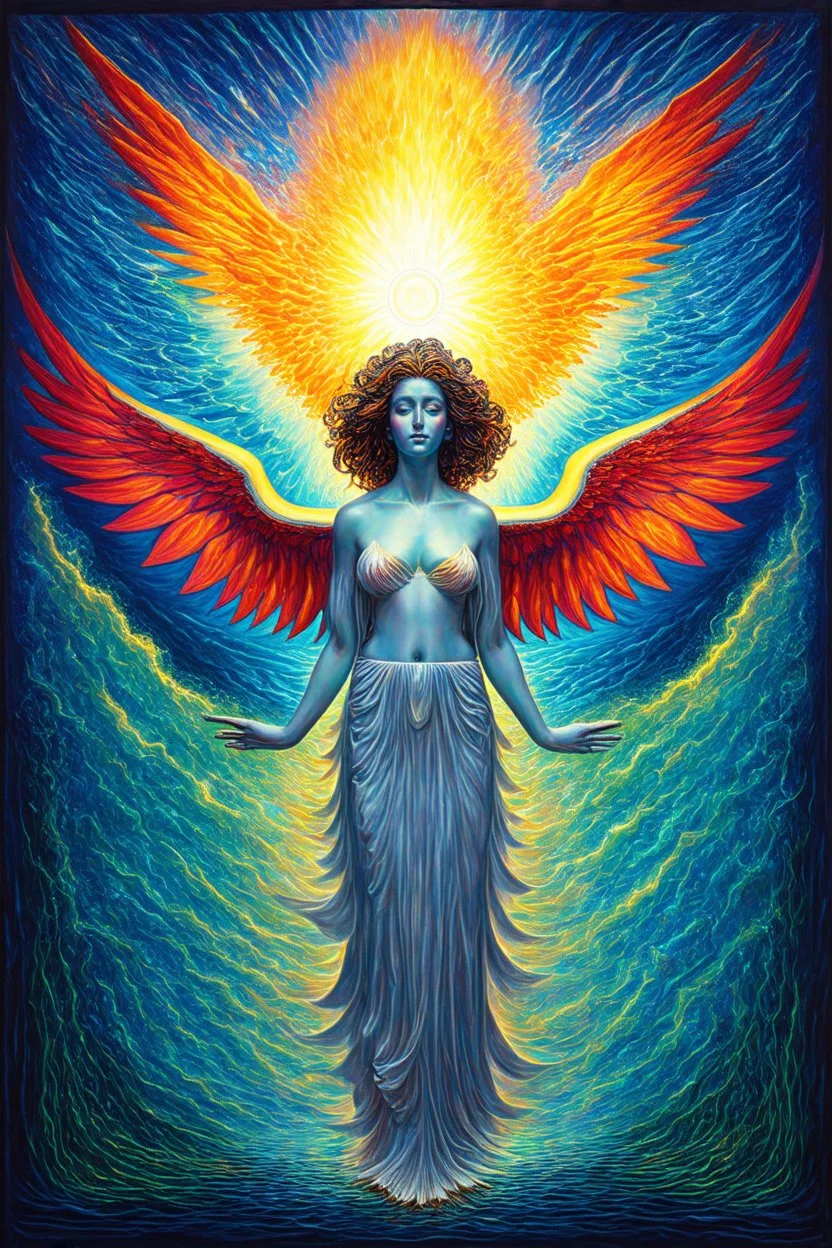 divine ecstasy; surreal optical art
