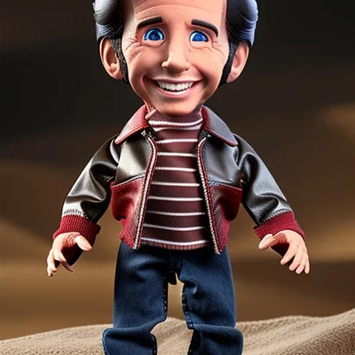 wide view Fonzie toy Action figure doll 1977 realistic (thumbs-up) (face) rayban grin, fonz