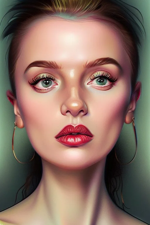 Extremely rich break up pop artist called Ylva Muisosse known for her beauty Portrait