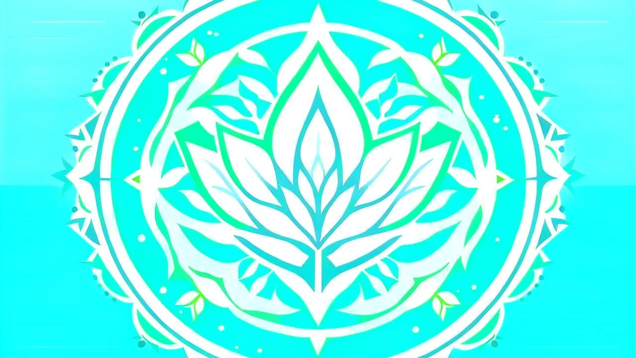 "Craft a logo for 'Prana Breathwork' using soft green, light blue, white, and light gray. Include geometric respiratory flow, a stylized mountain, and abstract snowflake elements. Ensure a simple yet memorable design that embodies the brand's holistic, educational, and therapeutic personality, capturing values of balance, serenity, and transformation."