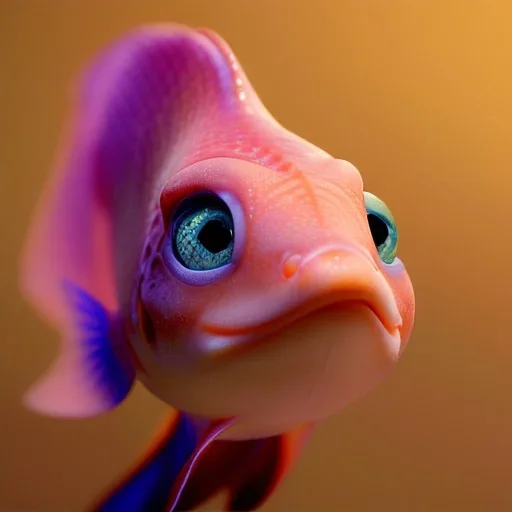 an adorable disney fish, full shot, atmospheric lighting, detailed face, by studio pixar, studio disney,stanley artgerm lau, wlop, rossdraws