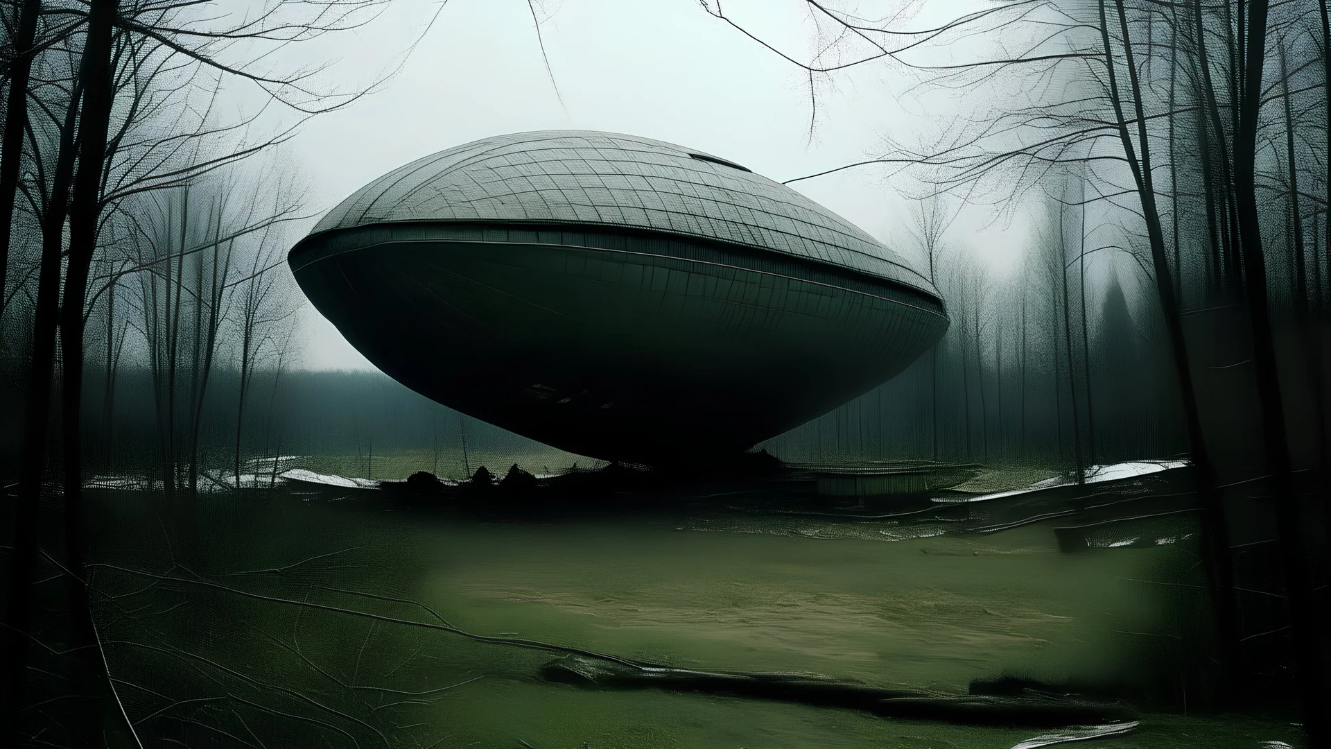 фото 90-х годов инопланетный корабль стоящий в чернобыле