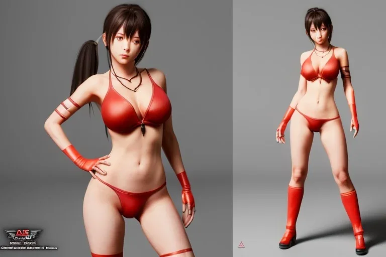 Kasumi from Dead or Alive, see through clothing