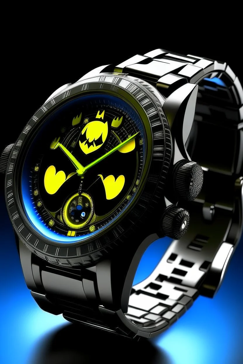 generate image of batman watch which seem real for blog more relevant should be different with person having some background