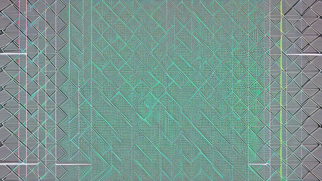 digital glitch pattern geometric abstraction by per kirkeby