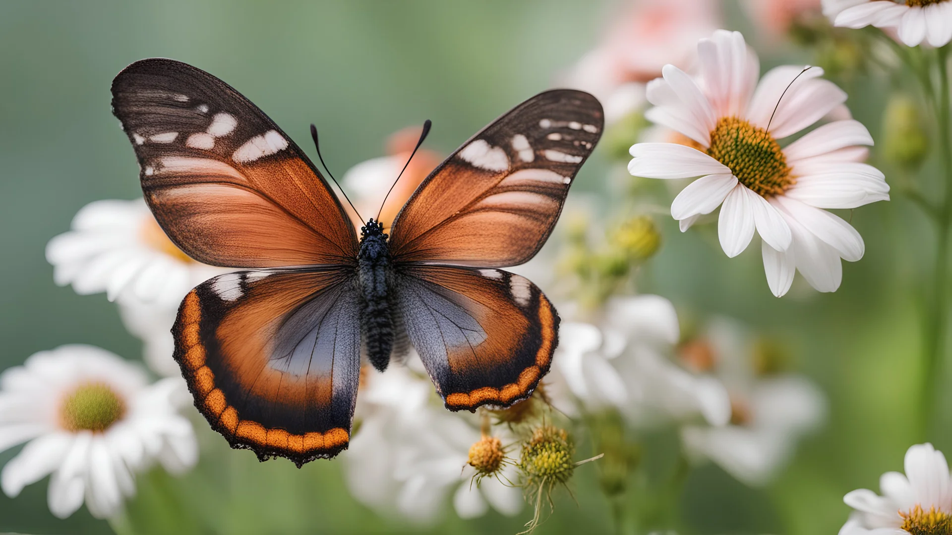 Close-up of butterfly pollinating on flower