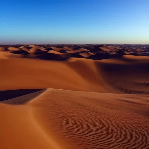 désert du Sahara, coucher de soleil, dune de sable, montagne, rochers