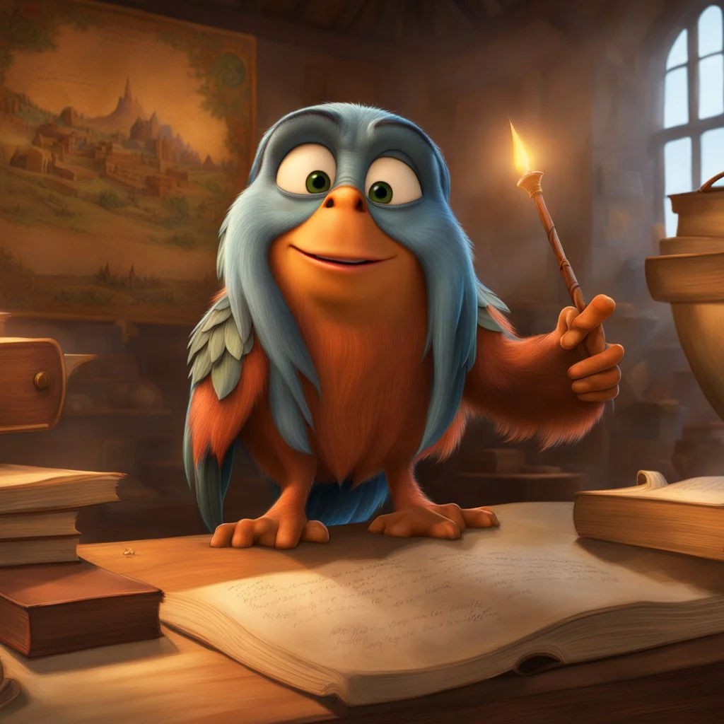 Imágen Disney Pixar de Leonardo da Vinci