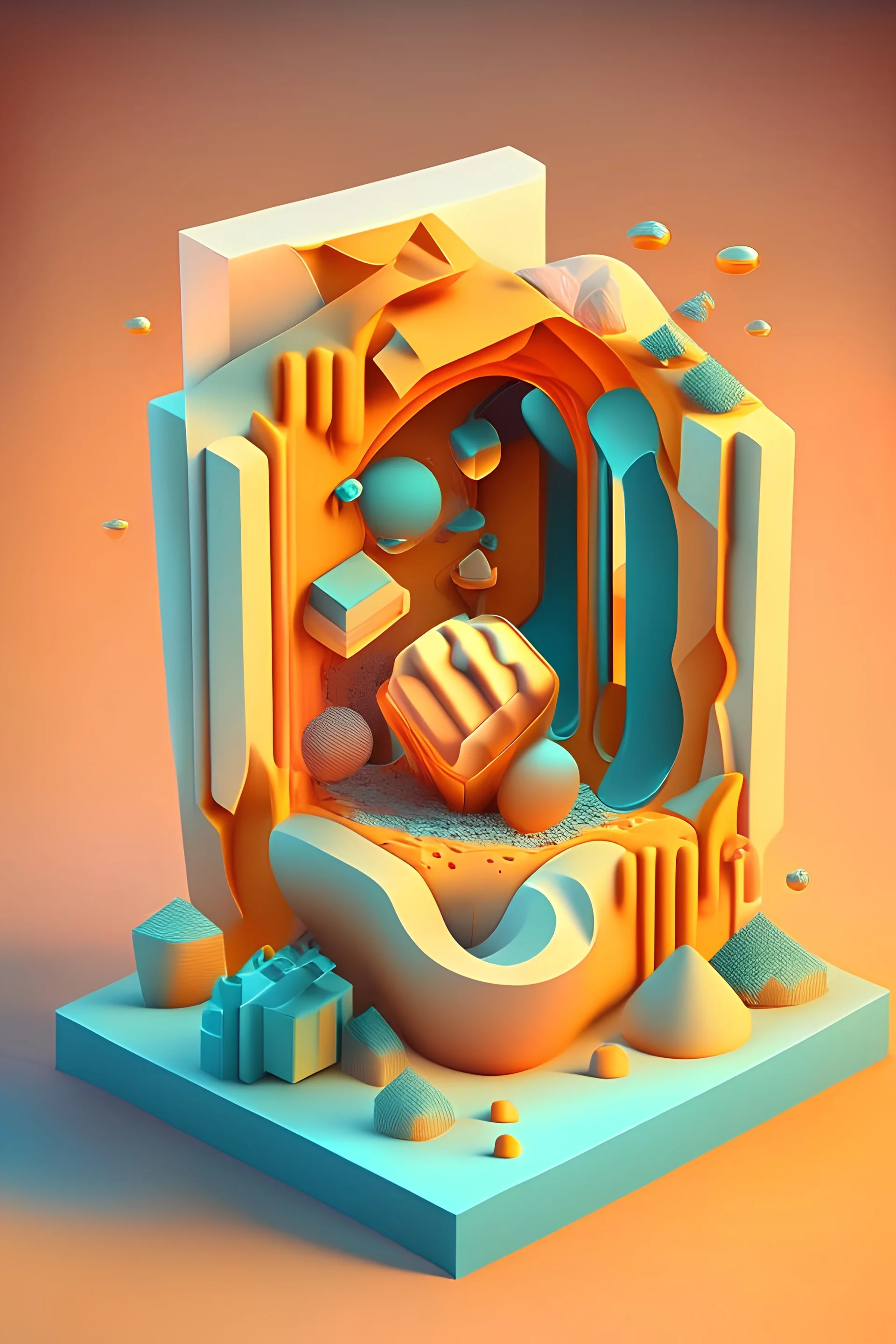 host ilustration 3d