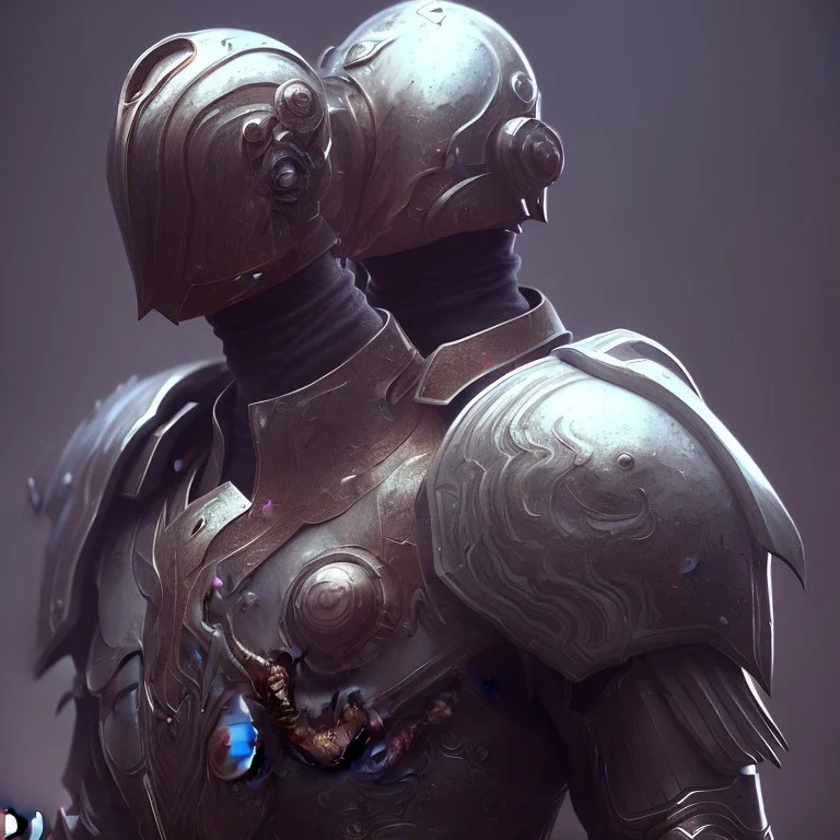 Epic Character design, Male void soldier wearing metal armor, mist, photorealistic, octane render, unreal engine 5 style, ultra detailed, volumetric lighting