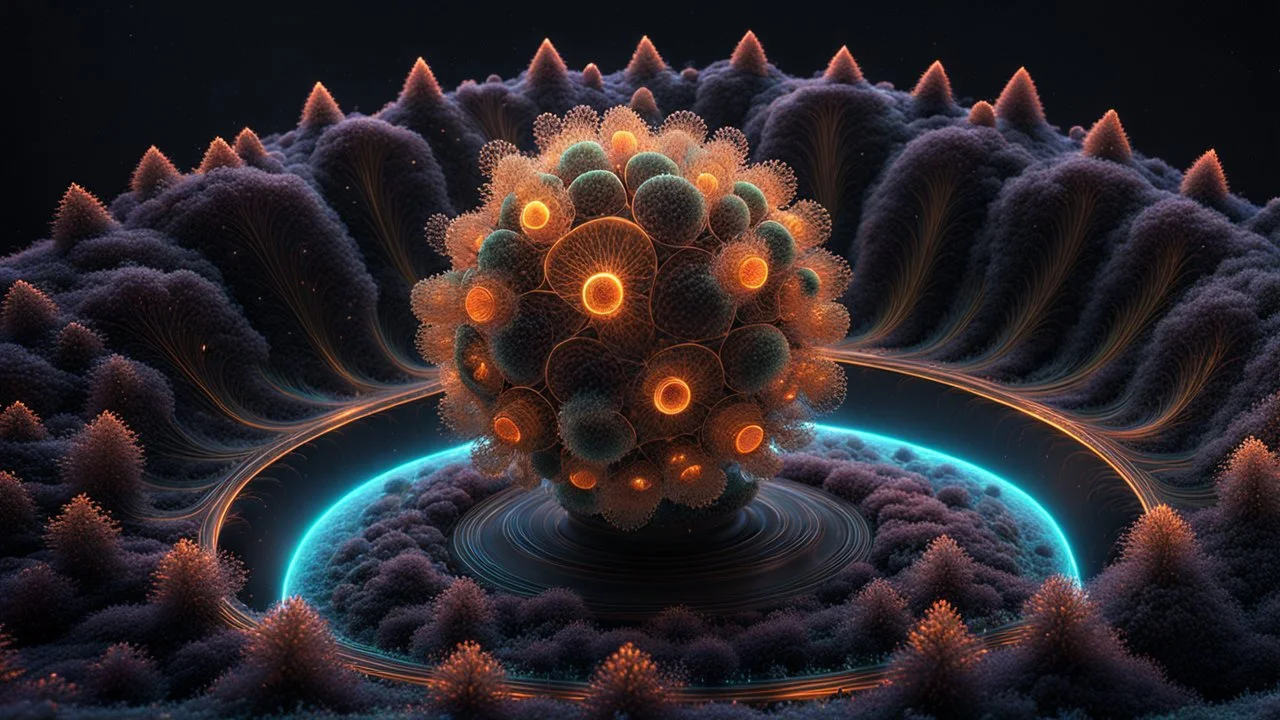 3D-rendered organics form, futuristic, fantasy, nuclear, geometrical shape, single colorful objects, fractal, abstract, scientific, Bose–Einstein condensate, quantum entanglement, friendly, beautiful, black background, octane render, 8k post-production, artstation: award-winning: atmospheric: commanding: fantastical: clarity: 16k: ultra quality: striking: brilliance: liquid medium: stunning colors: amazing depth; lens: f/8, 28mm